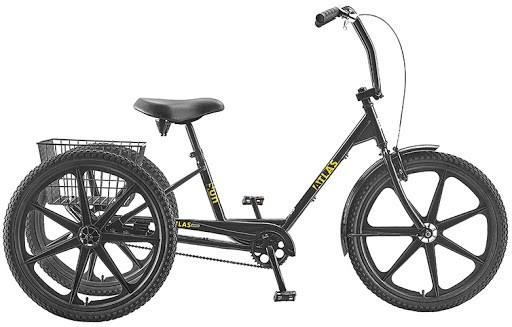 a close up of a bicycle